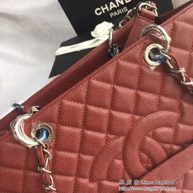 香奈兒CHANEL 50995 經典系列 魚子醬牛皮方形風格雙鏈條包 DSC1954